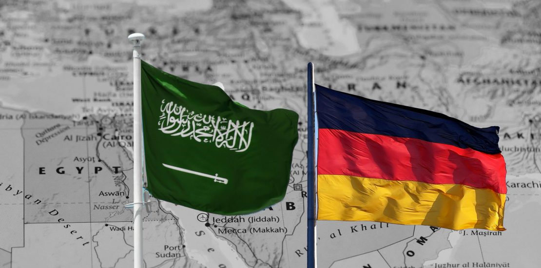 saudi arabia -german-flag