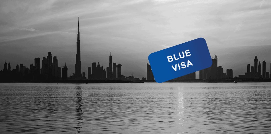 uae-blue-visa-illustration-ove-dubai-skyline